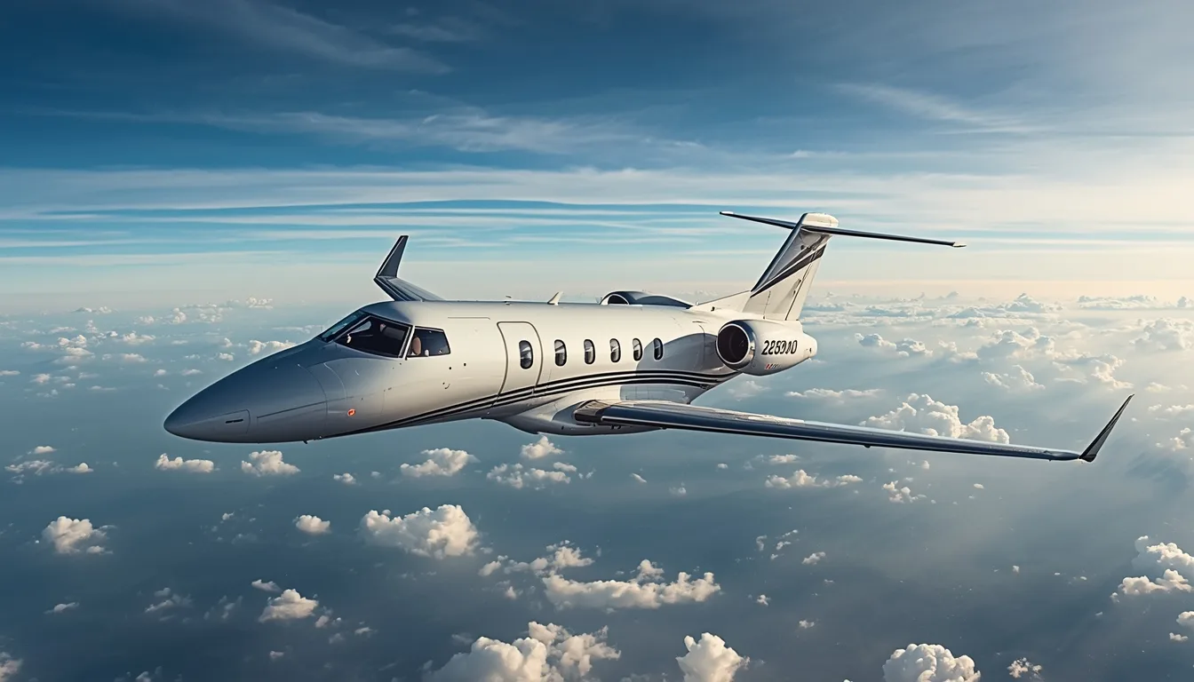 Midsize private jet charter from Van Nuys Airport Los Angeles
